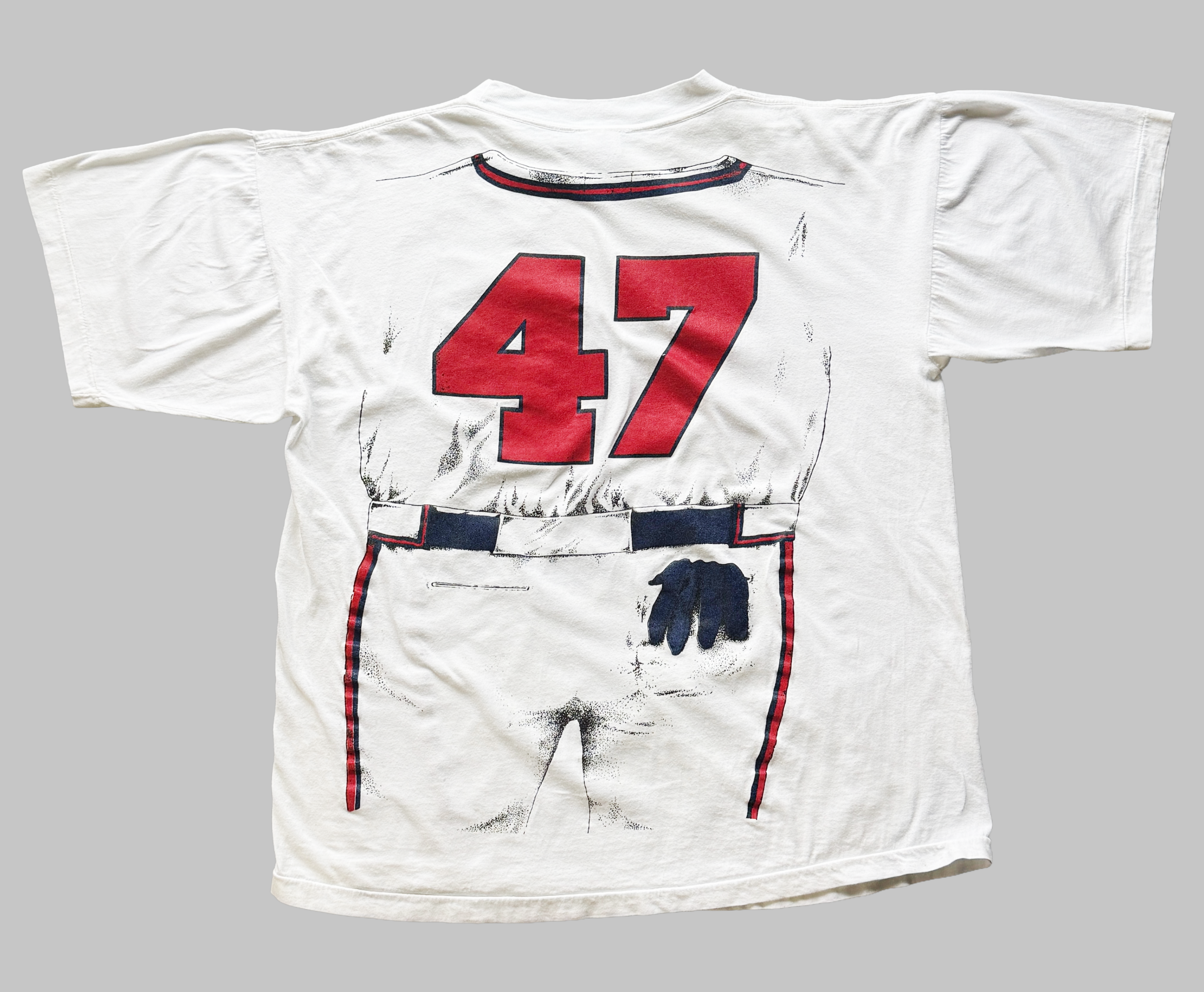 VTG ATL Braves Glavine Body T-Shirt (XL)