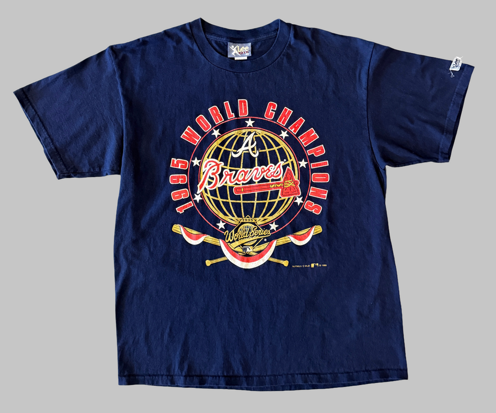 VTG ATL Braves 95 WS T-Shirt (L)