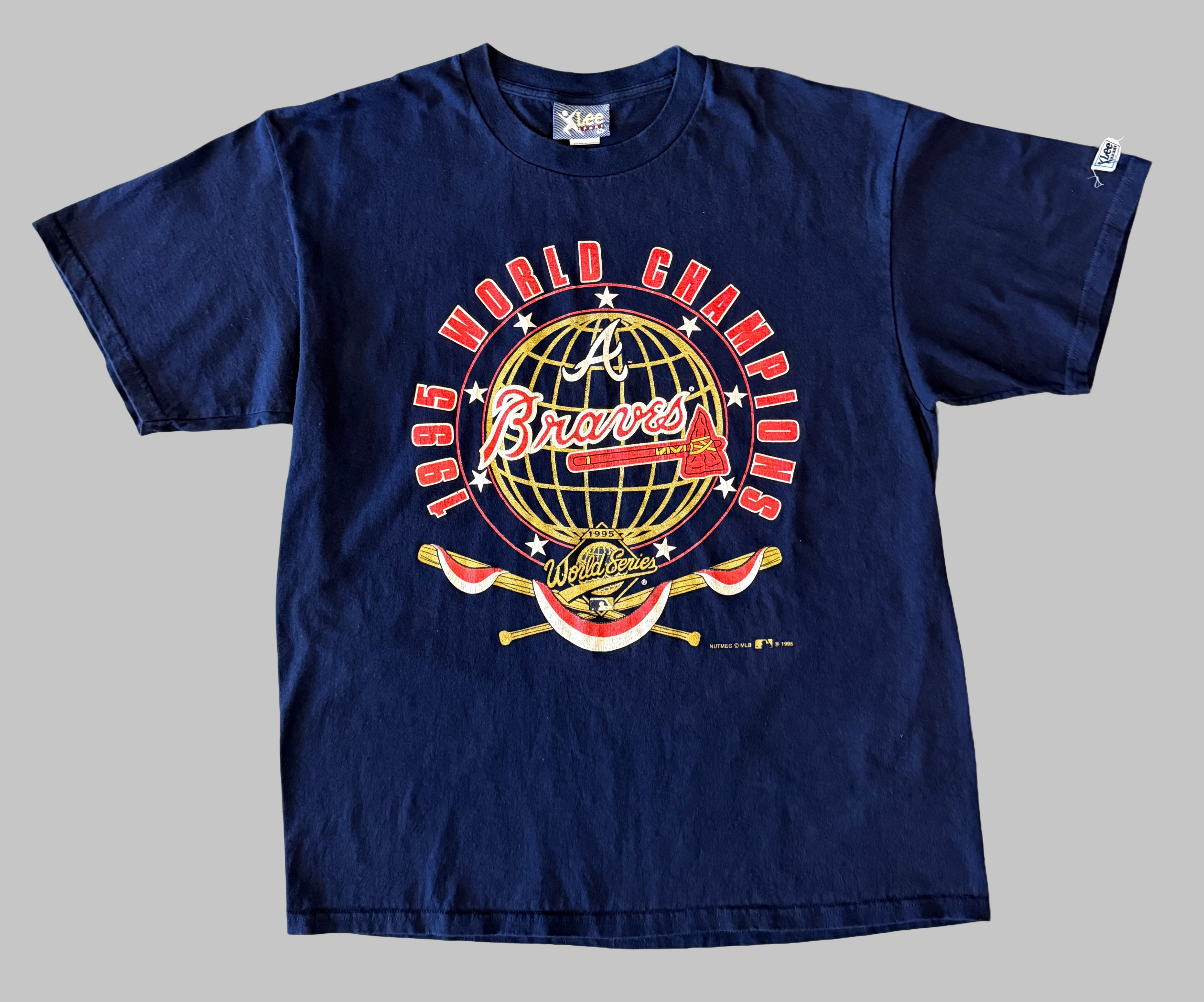 VTG ATL Braves 95 WS T-Shirt (L)