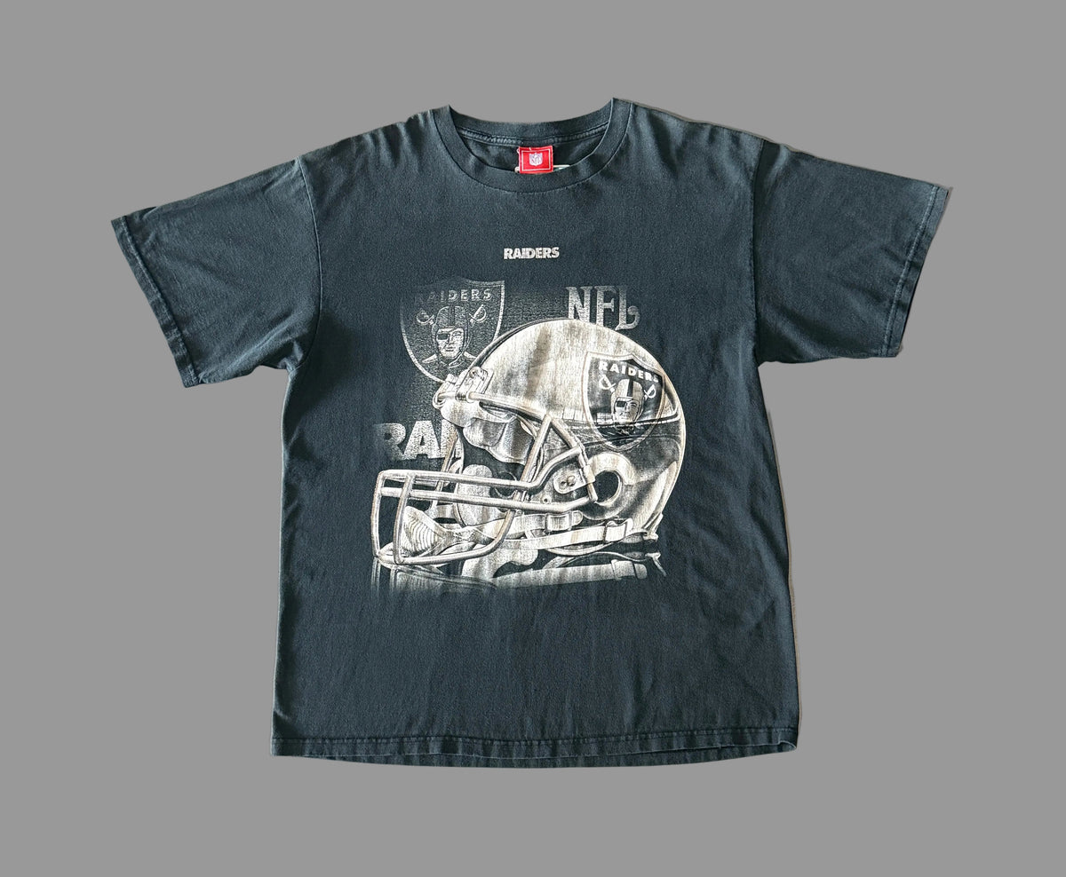 Oakland Raiders Helmet T-Shirt (L)