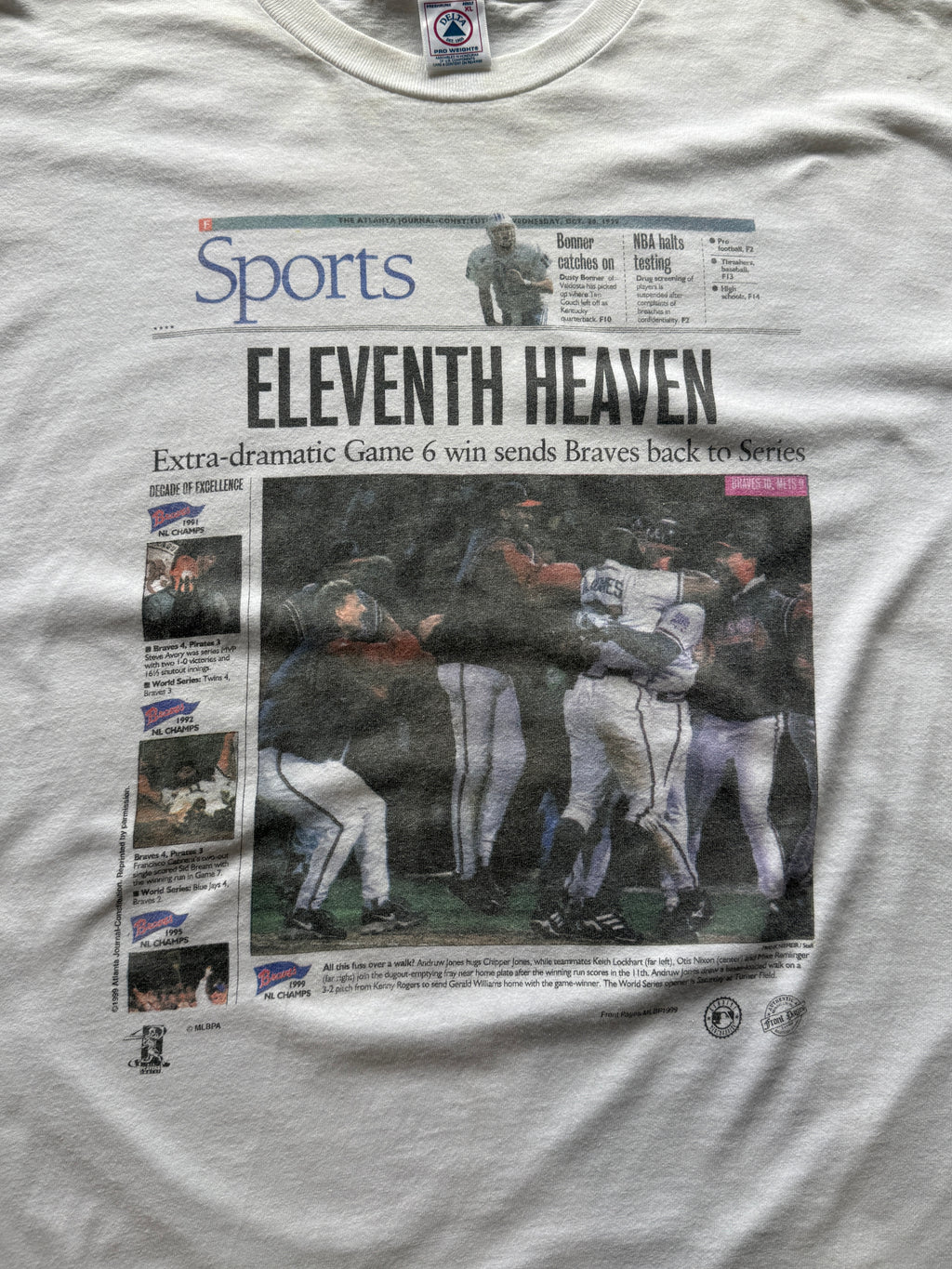 VTG ATL Braves AJC T-Shirt (XL)