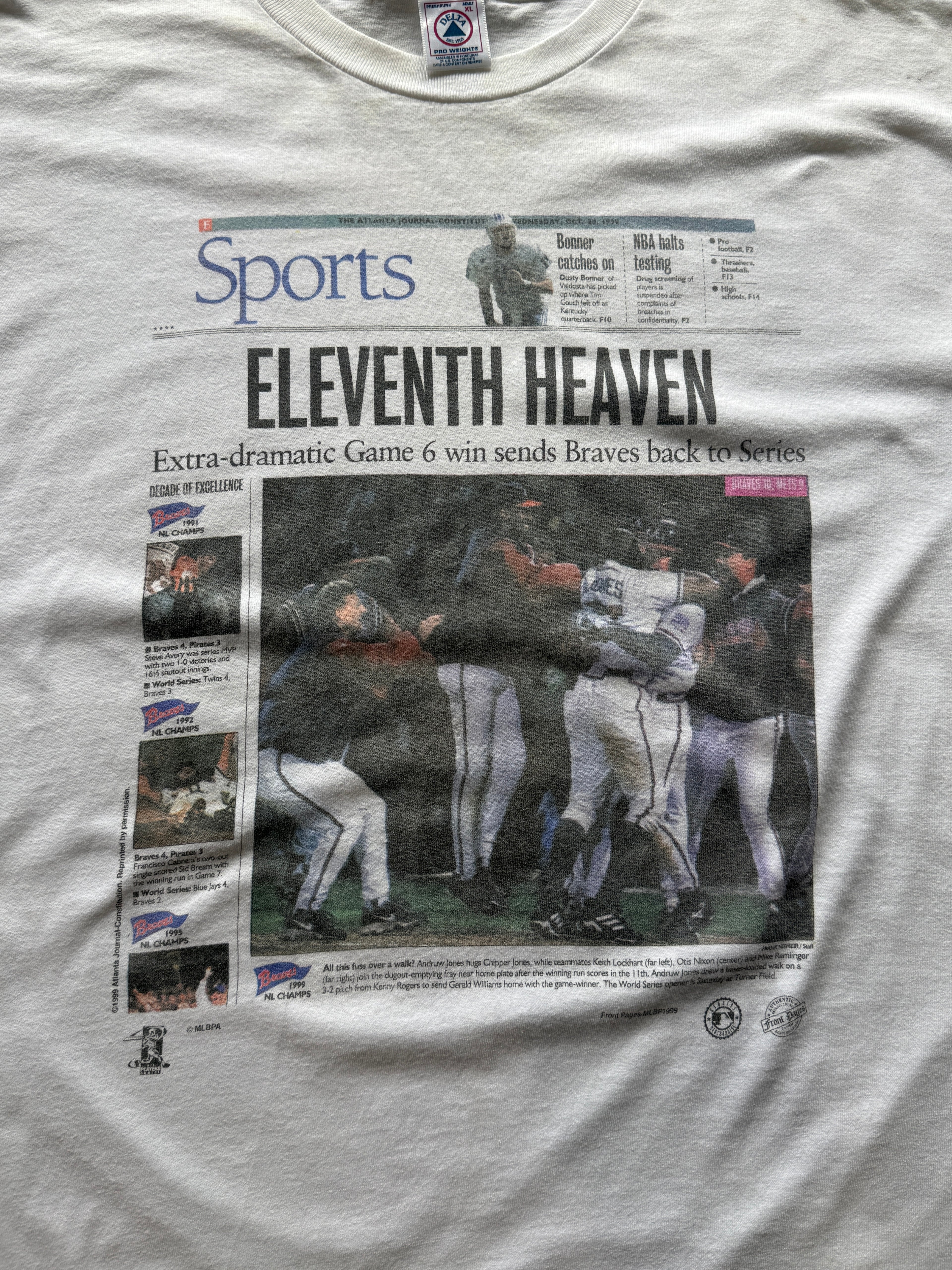 VTG ATL Braves AJC T-Shirt (XL)