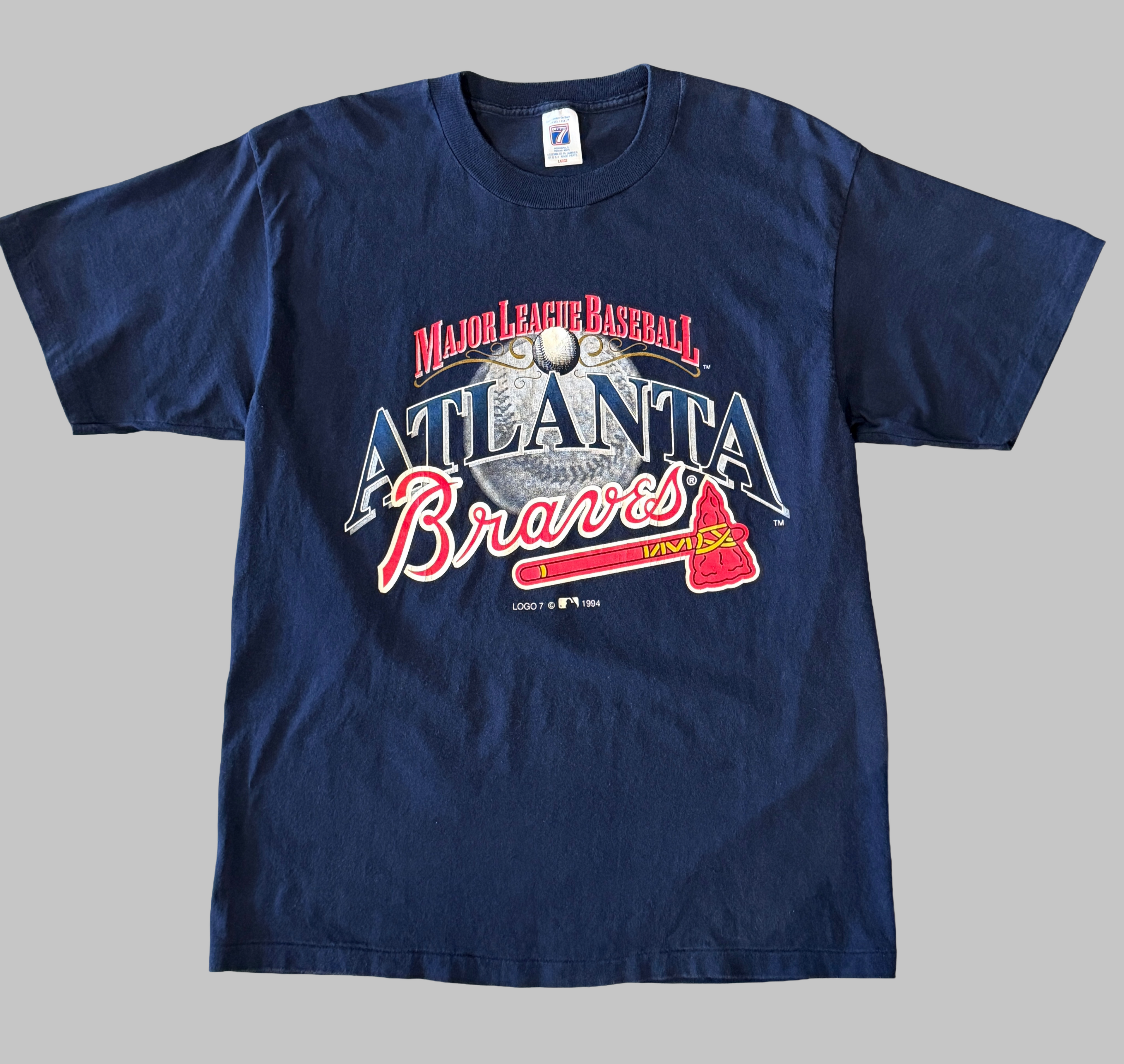 VTG ATL Braves 94 NL T-Shirt (L)