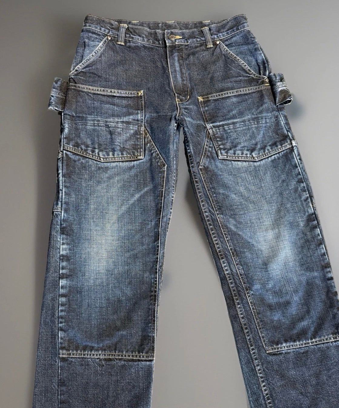 A Bathing Ape BAPE Double Knee Jeans (32)