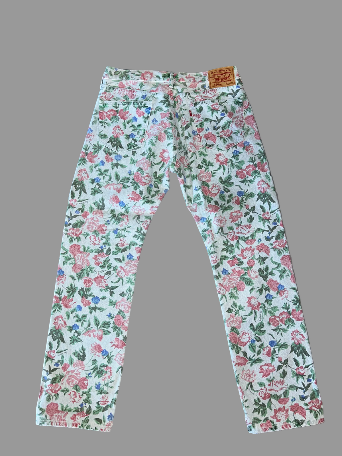 Supreme SS16 Floral Print Denim NWT (34)