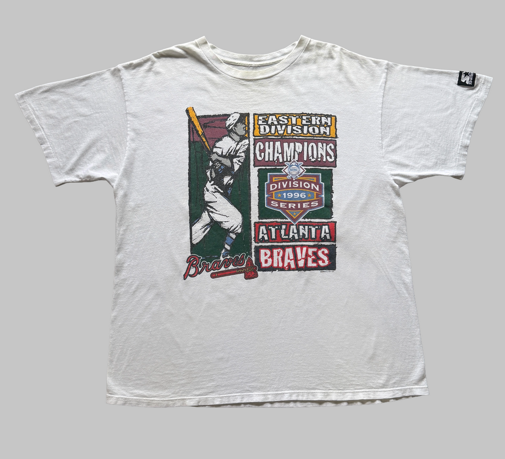 VTG ATL Braves Eastern Div Champs T-Shirt (XL)