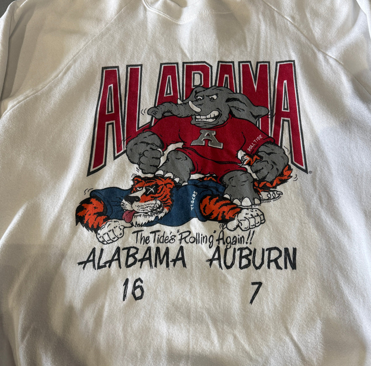 Alabama Tide Iron Bowl Sweatshirt (XL)