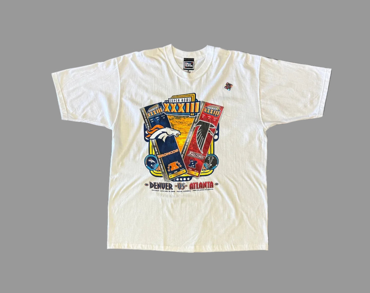 Super Bowl 33 Broncos Vs Falcons T-Shirt (XL)