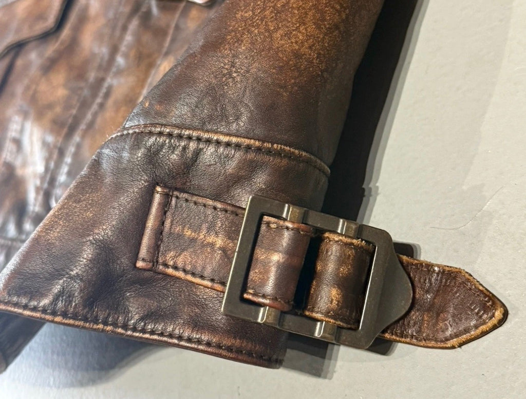 VTG Polo RL Cowhide Leather Jacket (M)