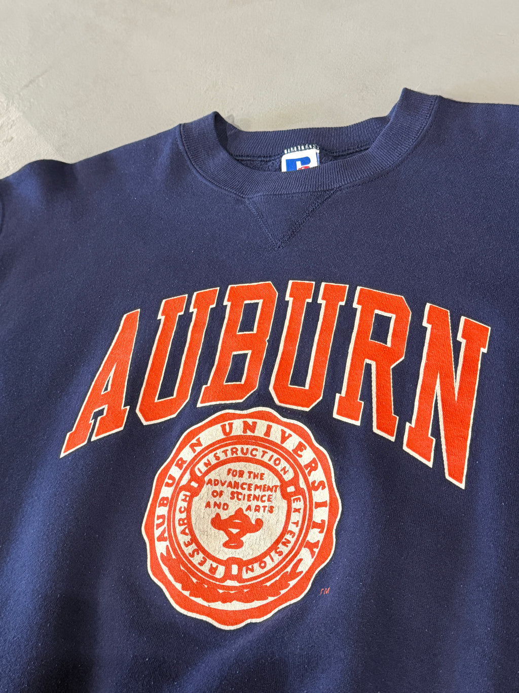 Vtg Auburn Russell Crew (XL)