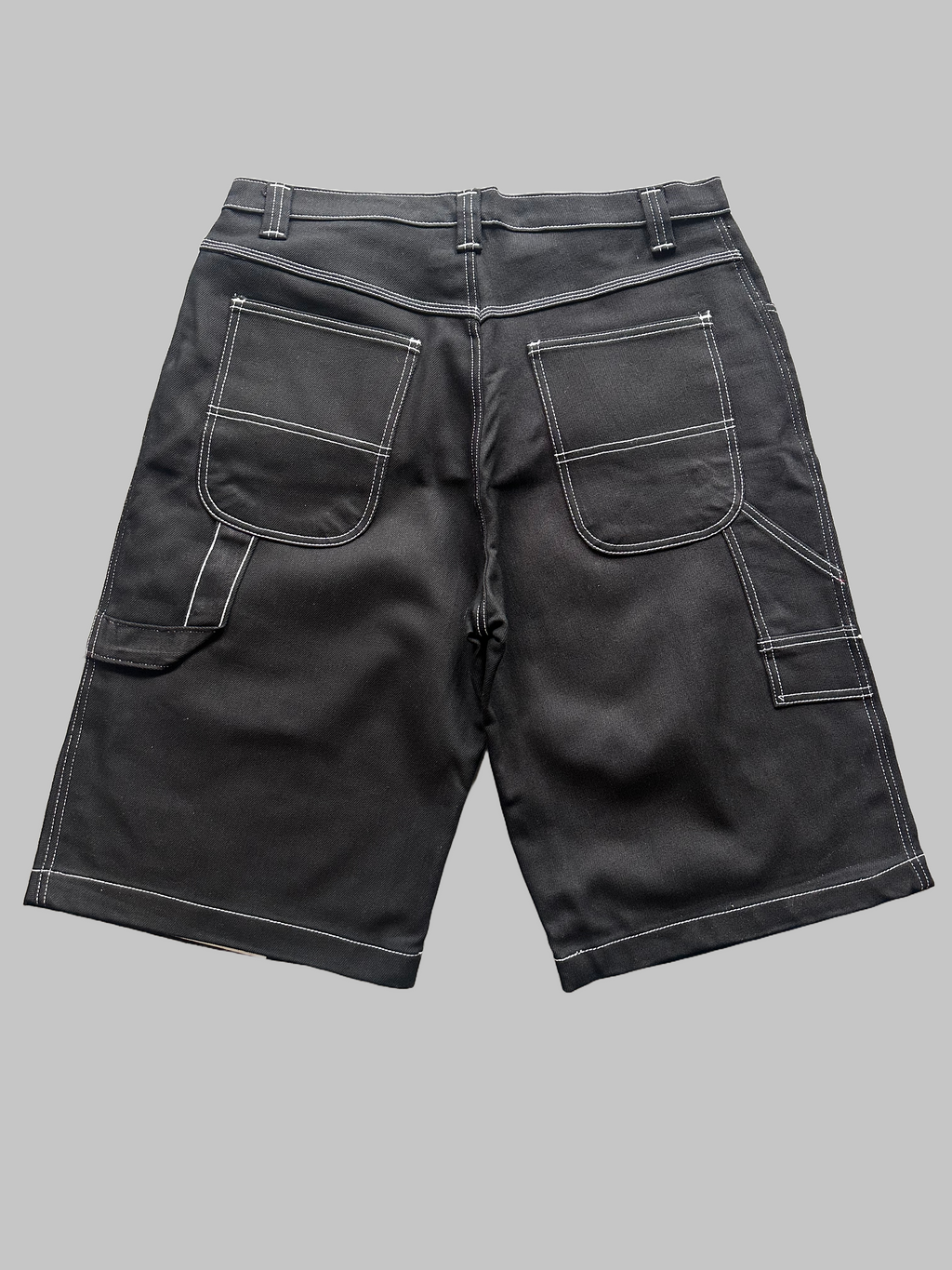 Seams Right Black Jorts