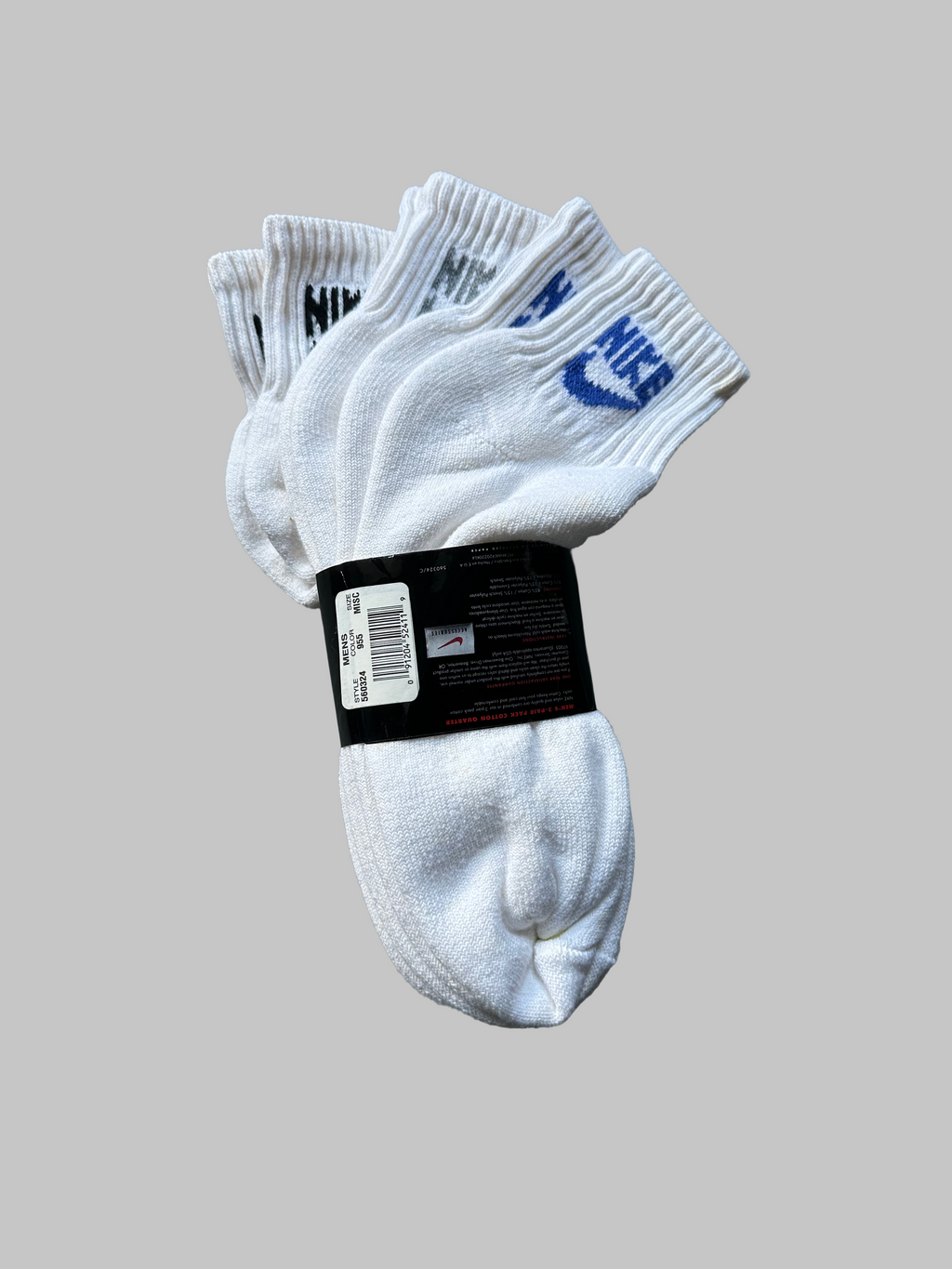 VTG 90S NIKE SOCKS 3-PK
