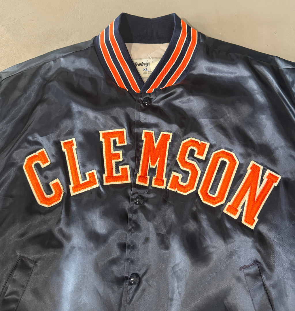 Clemson Tigers Satin Jacket (XL)