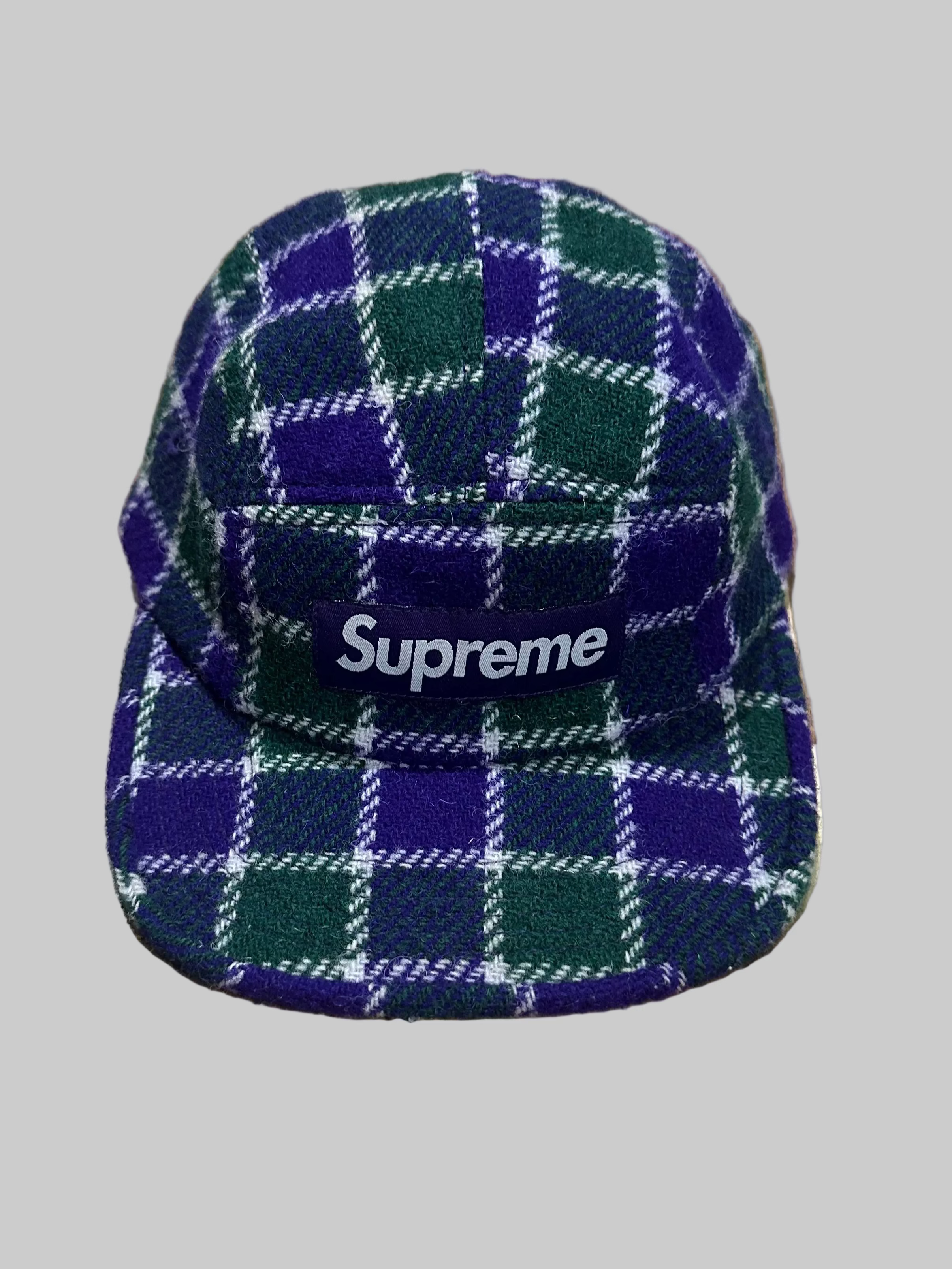 Supreme Harris Tweed Camp Cap