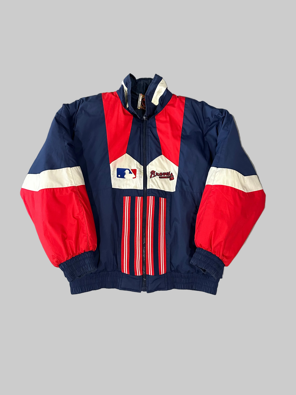 VTG Atlanta Braves Reversible Jacket (L)