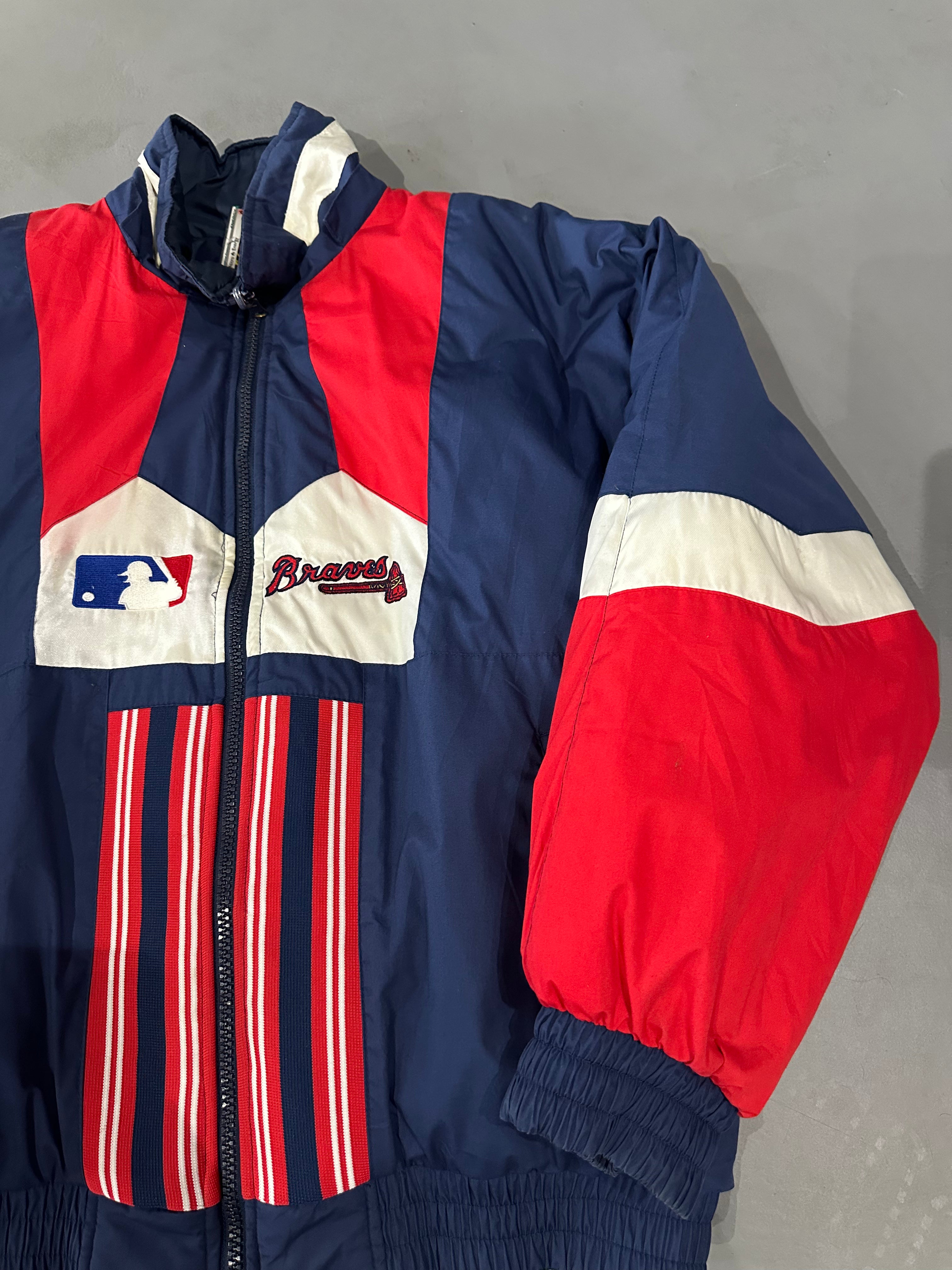 VTG Atlanta Braves Reversible Jacket (L)