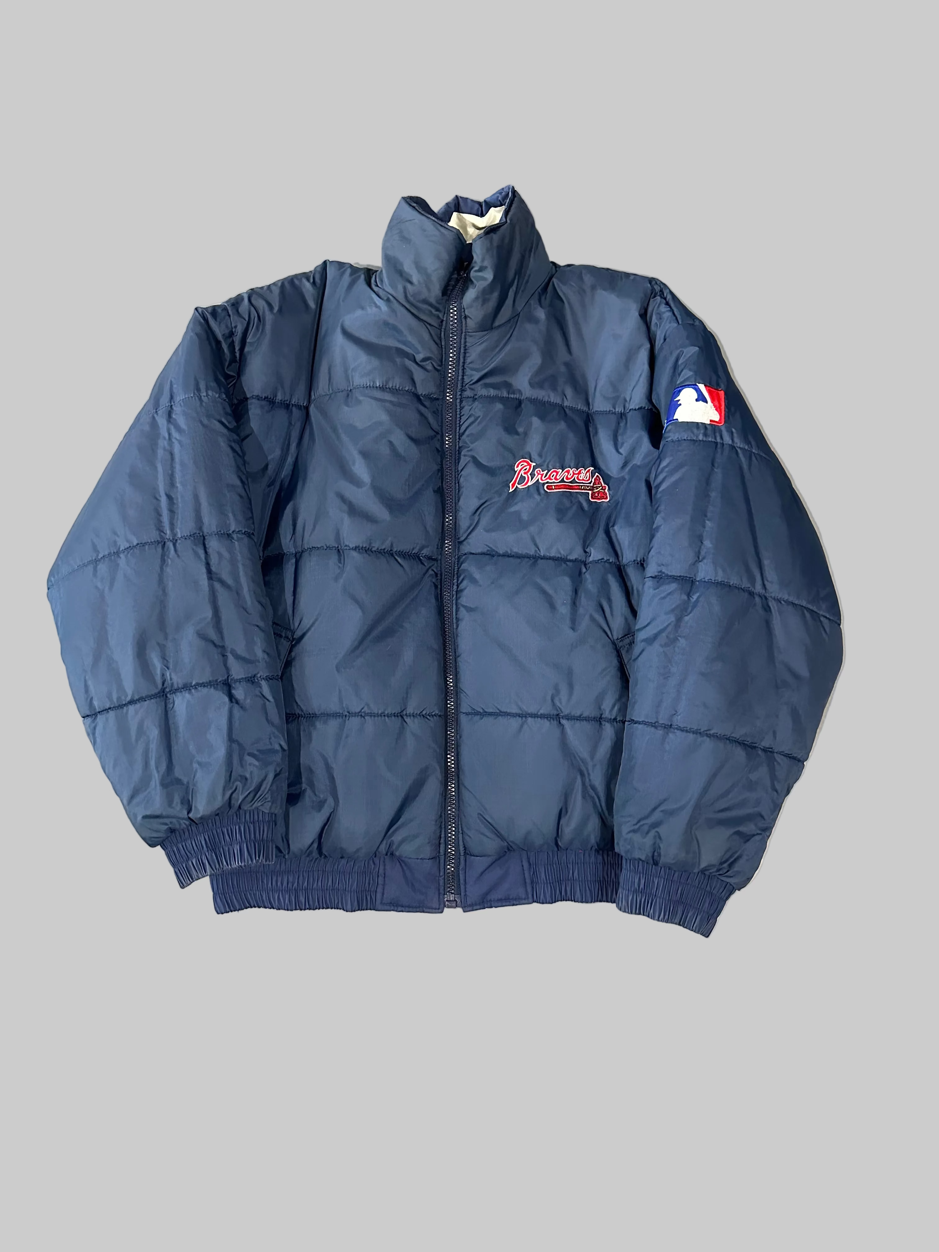 VTG Atlanta Braves Reversible Jacket (L)