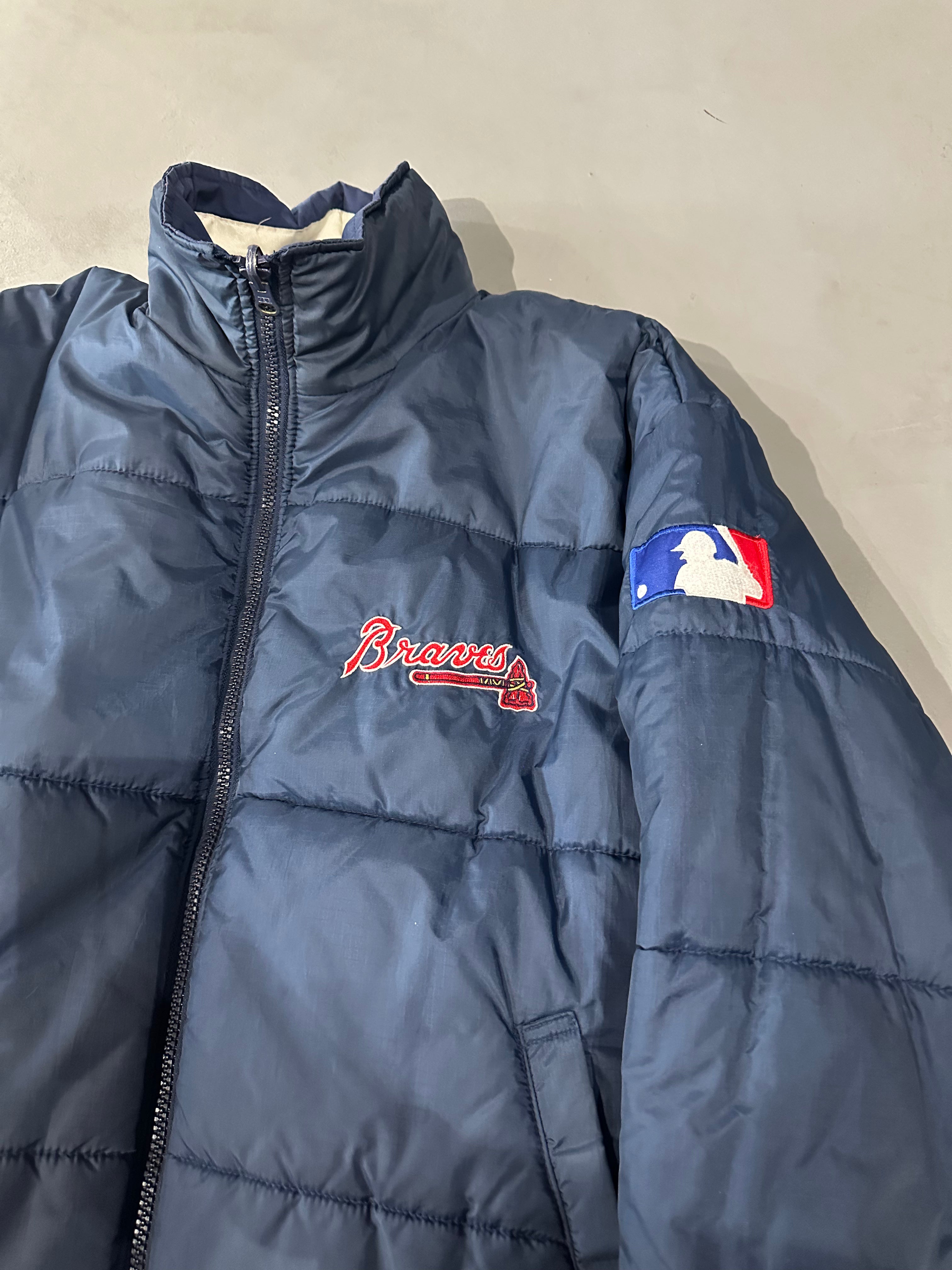 VTG Atlanta Braves Reversible Jacket (L)