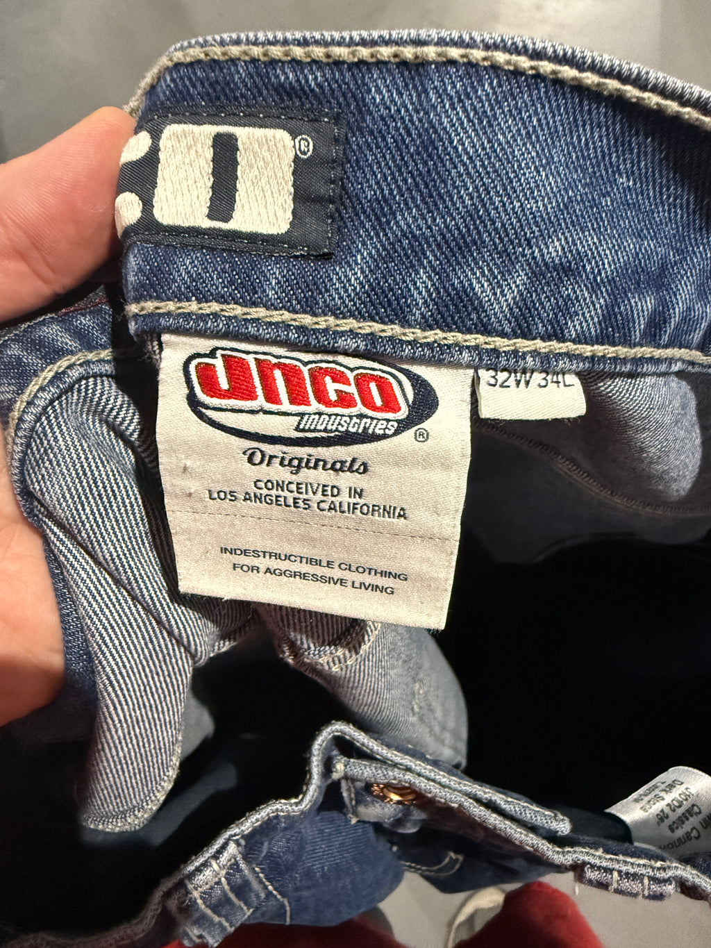 Y2K JNCO Twin Cannon Baggy Denim (32)