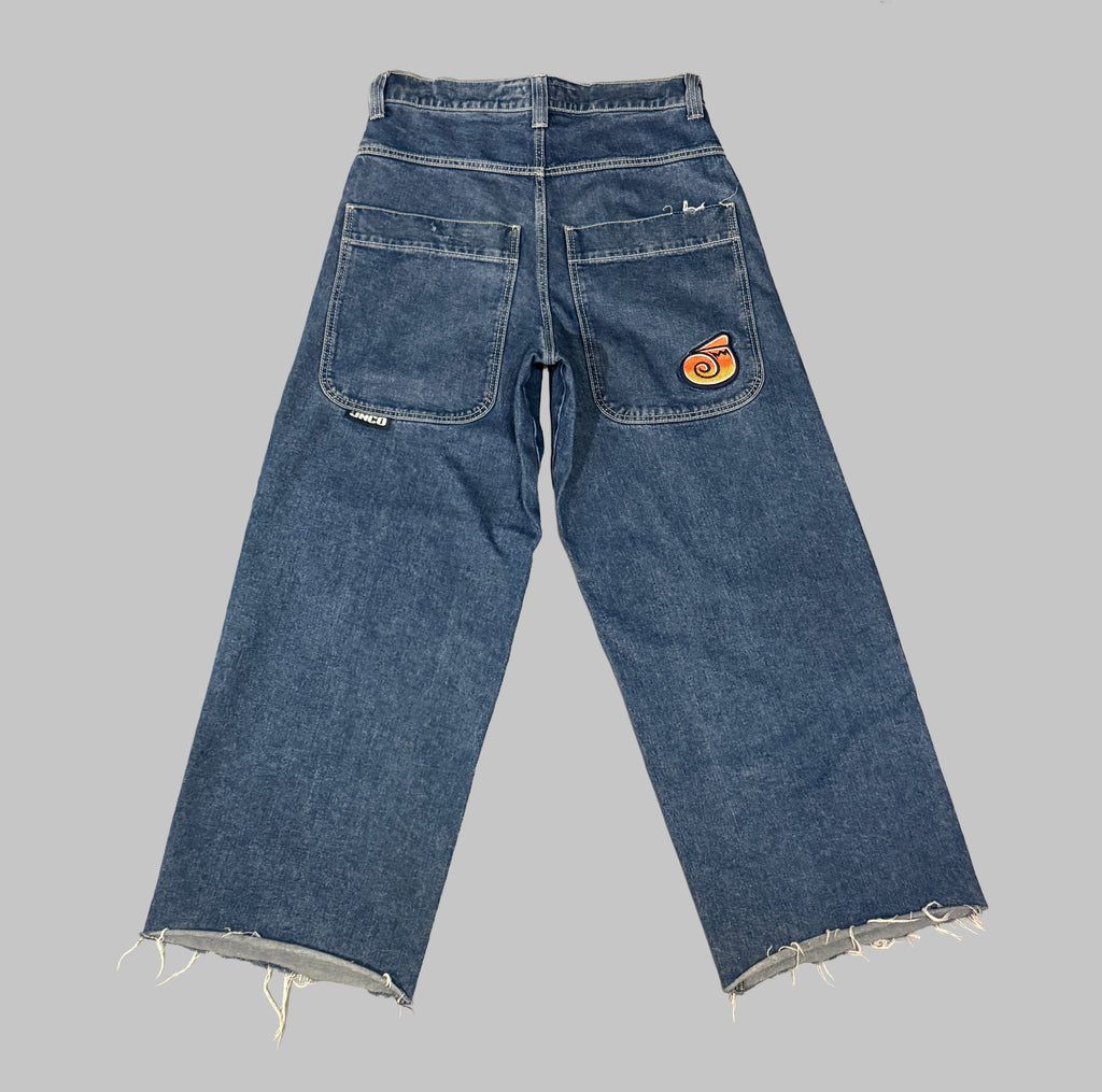 Y2K JNCO Twin Cannon Baggy Denim (32)