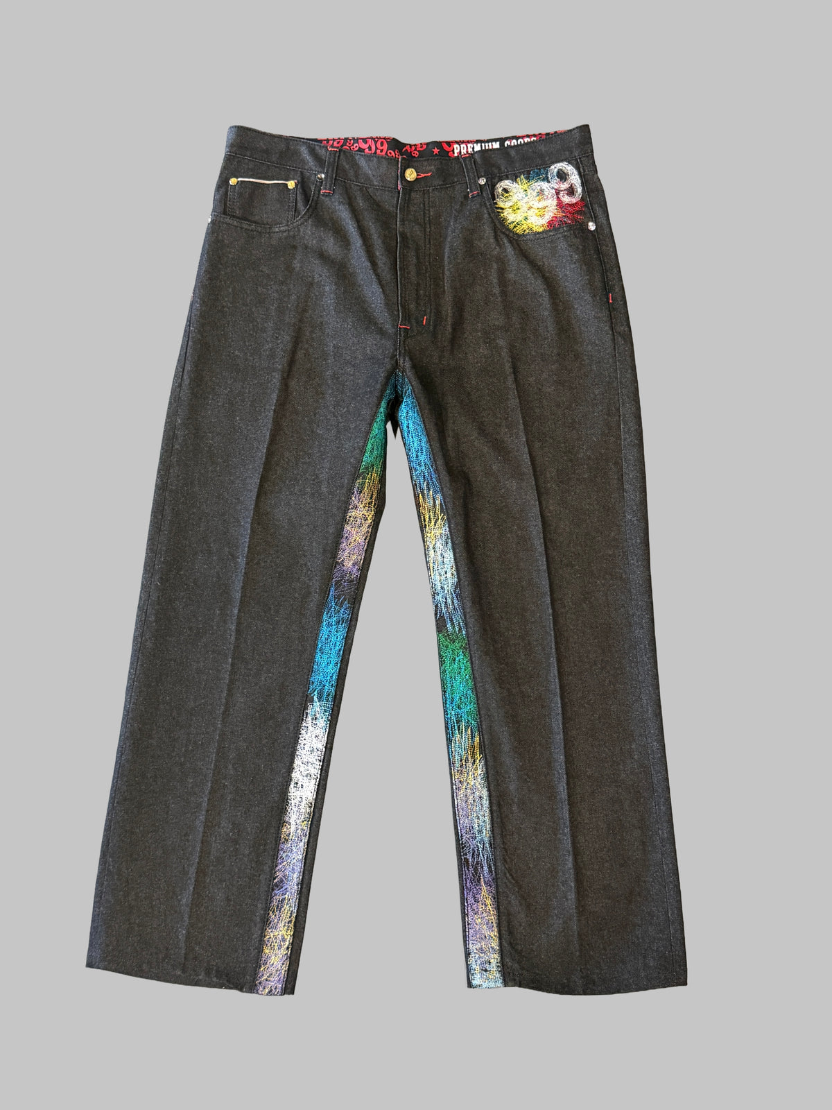 Y2K Gino Green Selvedge Denim (40)